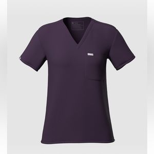 Figs scrub top: limited edition Purple shadow